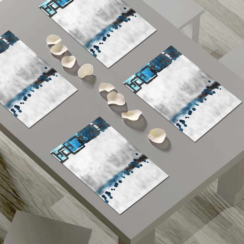 Napperon abstrait en polyester
