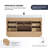 Cloverfield 60'' Single Bathroom Vanity with Cultured Marble Top-93496117-93496118
