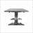 Rectangular Trestle Table With Double Turned Pedestal