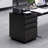 3-Drawer Mobile Filing Cabinet With Lock, Office Storage Filing Cabinet Of Legal/Letter Size