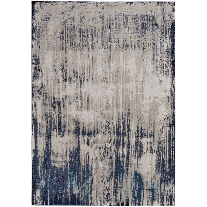 Breannain Abstract Indoor Rug, Rectangle 9'2" x 12'