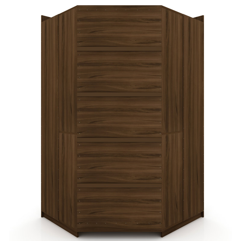 Aleece 65.91'' Closet System, Brown