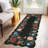 Floarl Machine Washable Rug with Rubber Backing for Living Room Modern Non-Slip Dining Room Rug Easy-Cleaning Floor Carpet for Bedroom Dorm Playroom-699457561