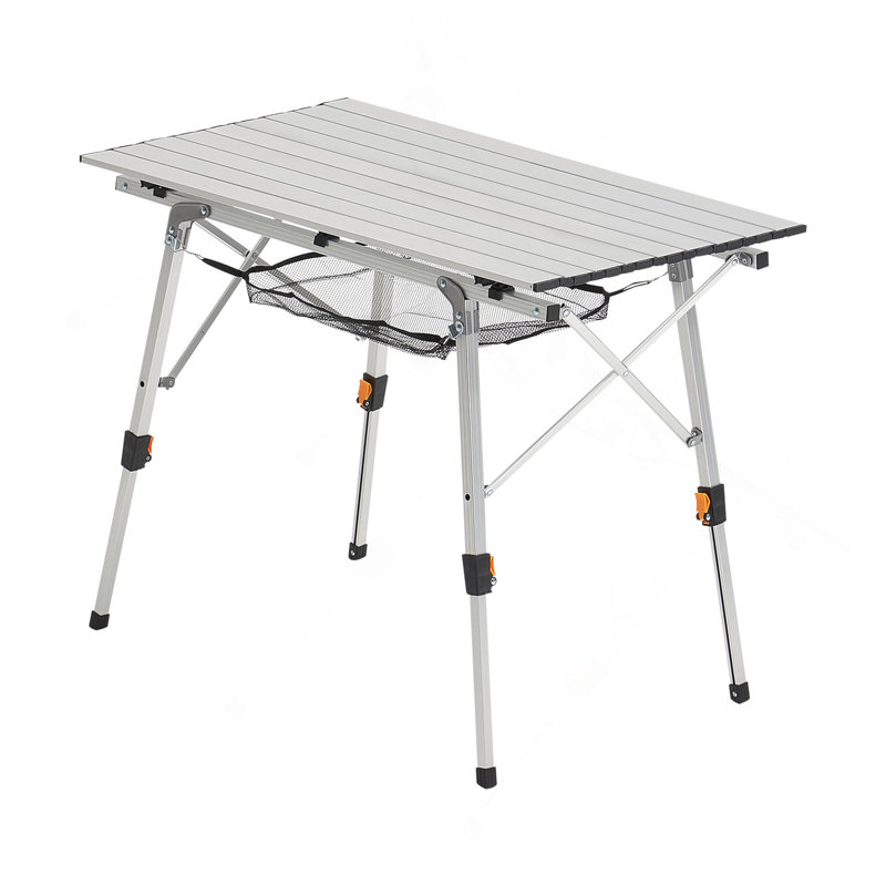 Couche de maille pliante en aluminium pour table de camping