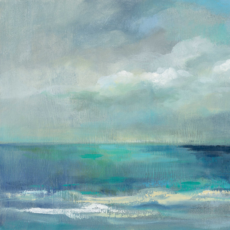 " Clouds And Sea Crop II " by Silvia Vassileva, 30" H x 30" W x 1.25" D
