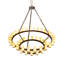 Lustre transitionnel 46 lumières Noziroh