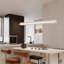 Luminaire suspendu moderne en cristal minimaliste, table de salle à manger et comptoir de bar moderne à usage domestique-129599167