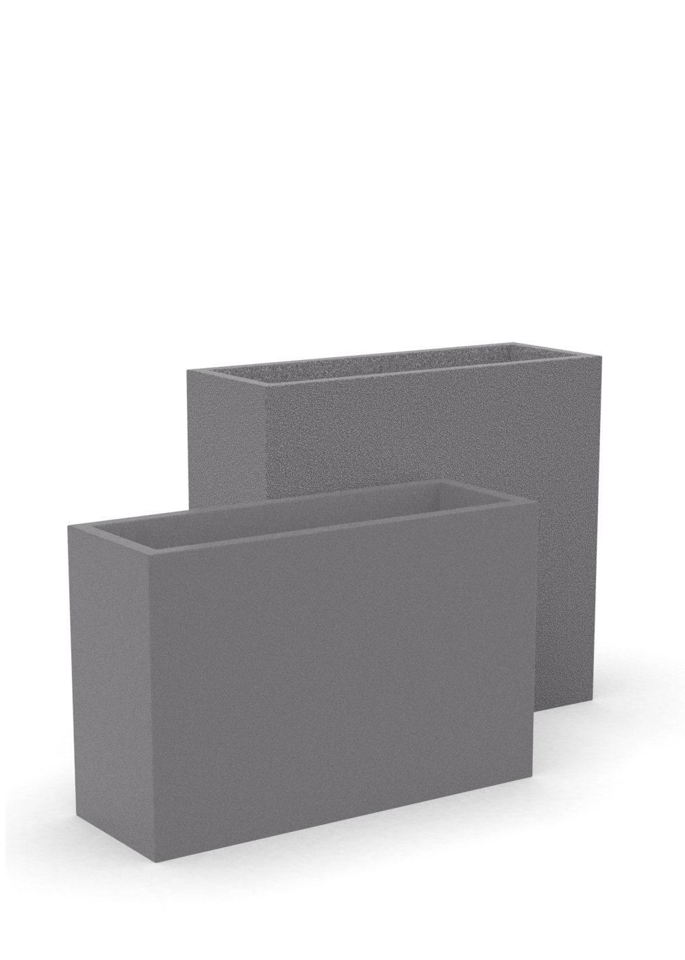 Kenroy Planter Box, 26" H x 39.5" W x 14" D, Granite
