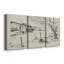 56_Vue de grange esquissée II - Toile tendue avec châssis de qualité supérieure - prête à être accrochée-912560425