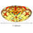 Tiffany Round Flush Mount Ceiling Light