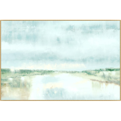 Lay of the Land - Peinture sur toile à cadre flottant