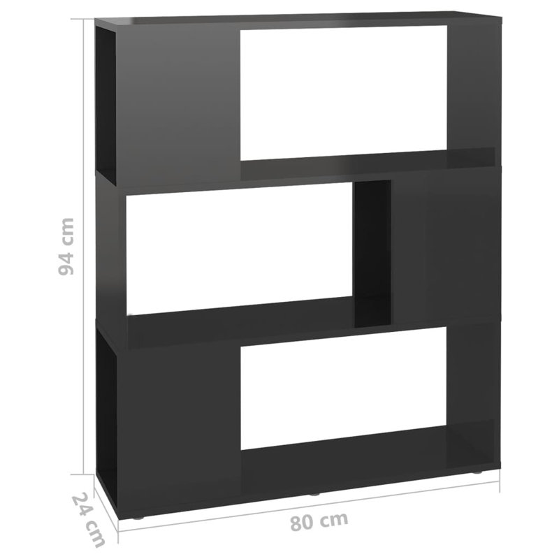 Cashe Library Bookcase, White, 94cm H x 60cm W x 24cm D