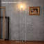 Lampe sur pied à DEL à intensité variable avec abat-jour en verre transparent, éclairage à commande tactile, 66,5 po, parfaite pour le dîner, le salon et la chambre à coucher-687859998