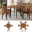 Ensemble de table de salle à manger extensible de 42 à 54 po avec chaises rembourrées confortables-115988749-115748085