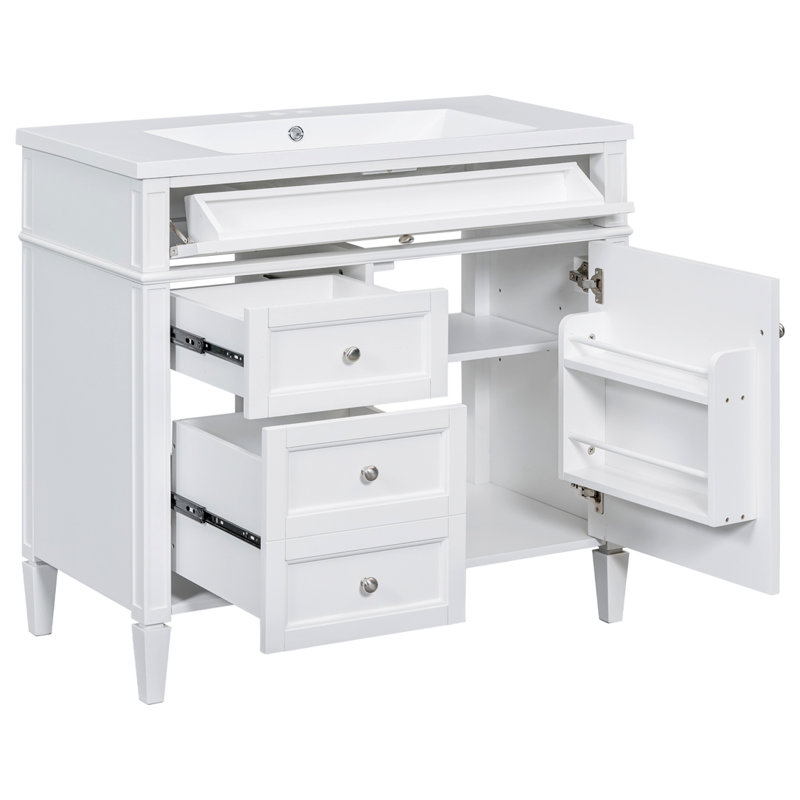 Ensemble de meuble-lavabo avec lavabo 36 po, Blanc