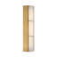 Meuble-lavabo, 18 po, laiton antique, verre strié blanc-2132182056