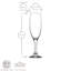 LAV Empire Glass Champagne Flutes-94225478