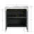 Storage Cabinet With Mirror Trim And M Shape Design Spliced Combination For Living Room