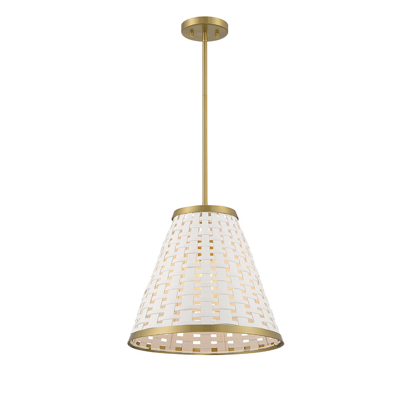 Luminaire suspendu en forme de cloche à 1 lumière Tharp