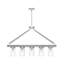 Luminaire suspendu linéaire pour îlot de cuisine 5 lumières Devon Park-46286842