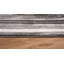 Tapis à motif abstrait gris / noir 4 pi x 6 pi (3 pi 9 po x 5 pi 6 po) Branch Darius, tapis contemporain, à poils moyens et résistant aux taches-37185318