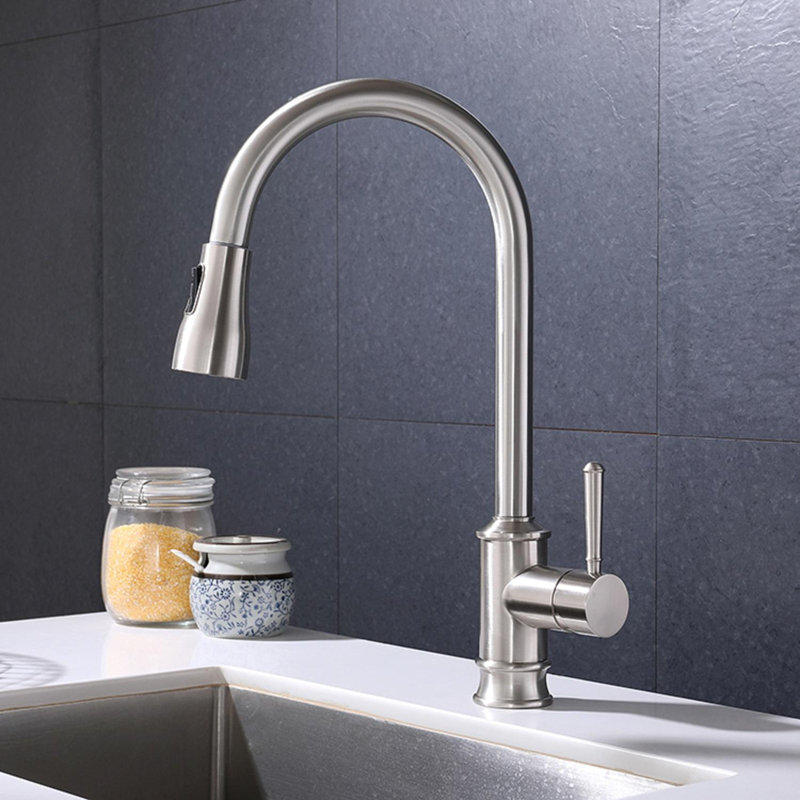 AWZTOO Pull Down Kitchen Faucet