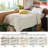 Bedsure Tufted Embroidery All-Season Microfiber Comforter Set-110508887-110508888