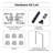 3-Lite Frosted Glass French Door Solid Wood Manufacture Interior Double Bathroom Door With Hardware Kit-97842603-108941013