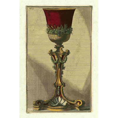 Verre à pied rouge III