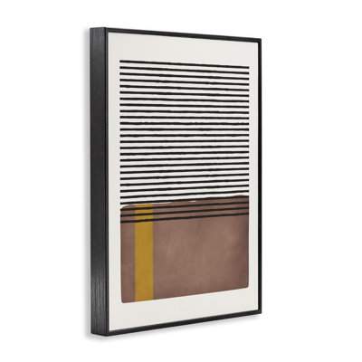 Cosby Street Abstraction, estampe numérique encadrée par JJ Design House, LLC.