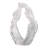 Modern Decorative Glass Sculpture For Table Styling - Elegant Object Decorations For Living Room Decor, Entryway, And Home Decor Accent - 10", White-291877786