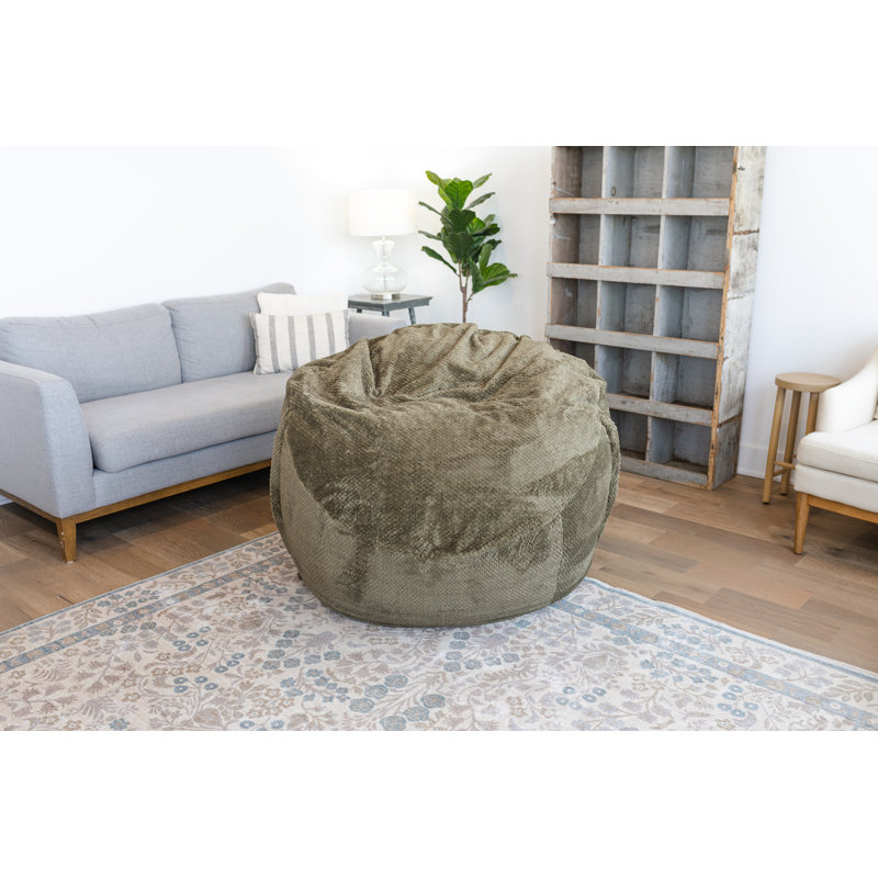 Sac en mousse de luxe moyen Haven, H 30 po x l 21 po x P 21 po, Vert
