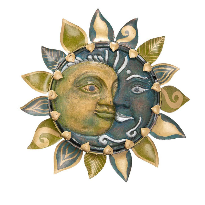 Décoration murale soleil et lune