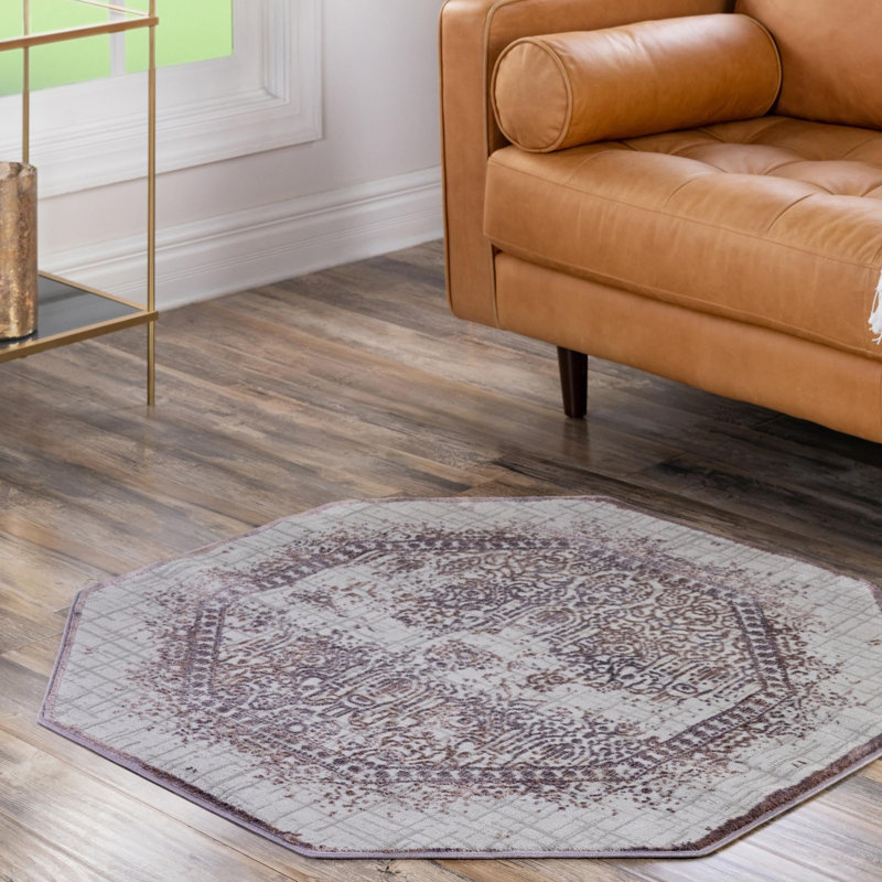 Glencoe Oriental Indoor Rug, Octagon 4'
