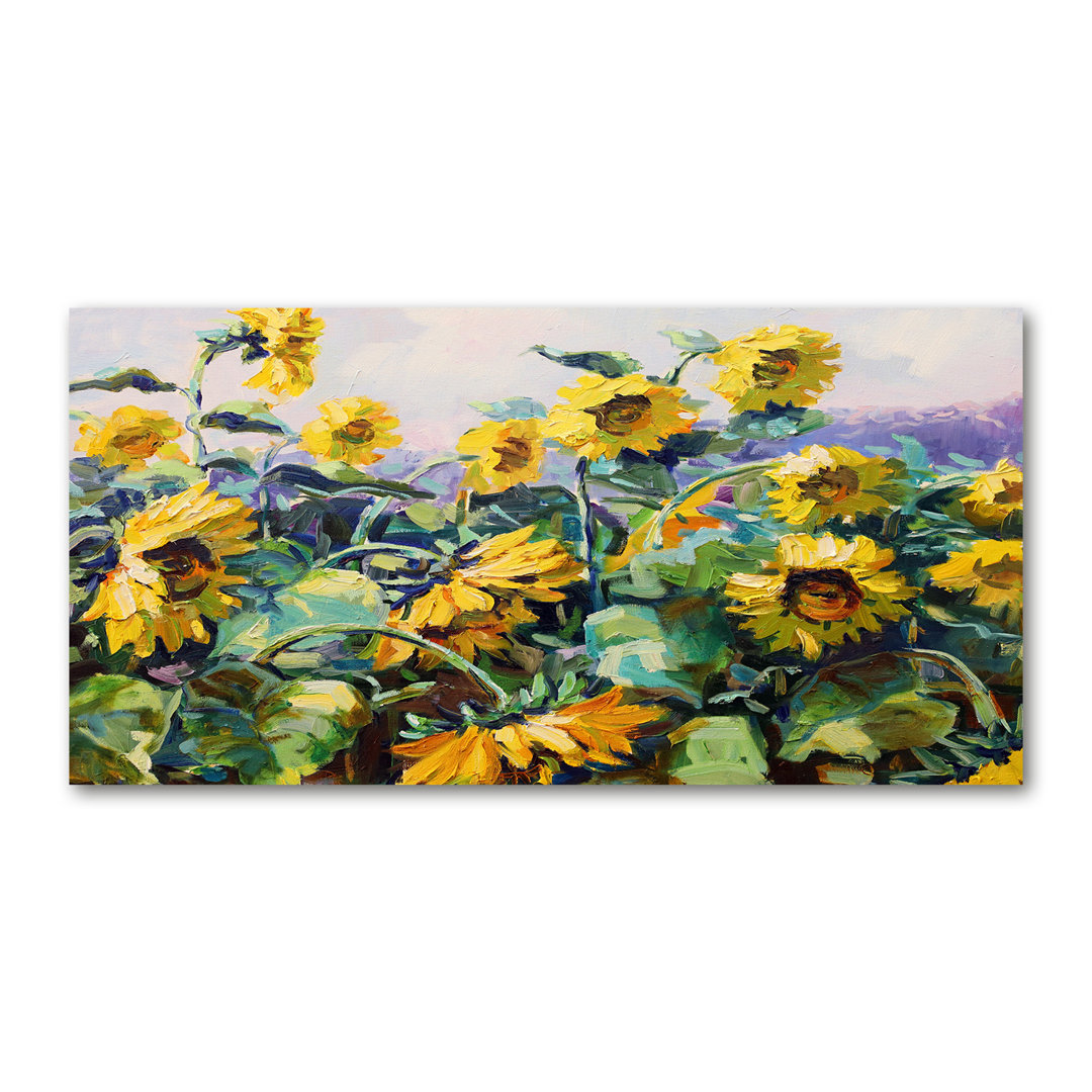 Sonnenblumen - Kunstdrucke auf Leinwand - Wrapped Canvas