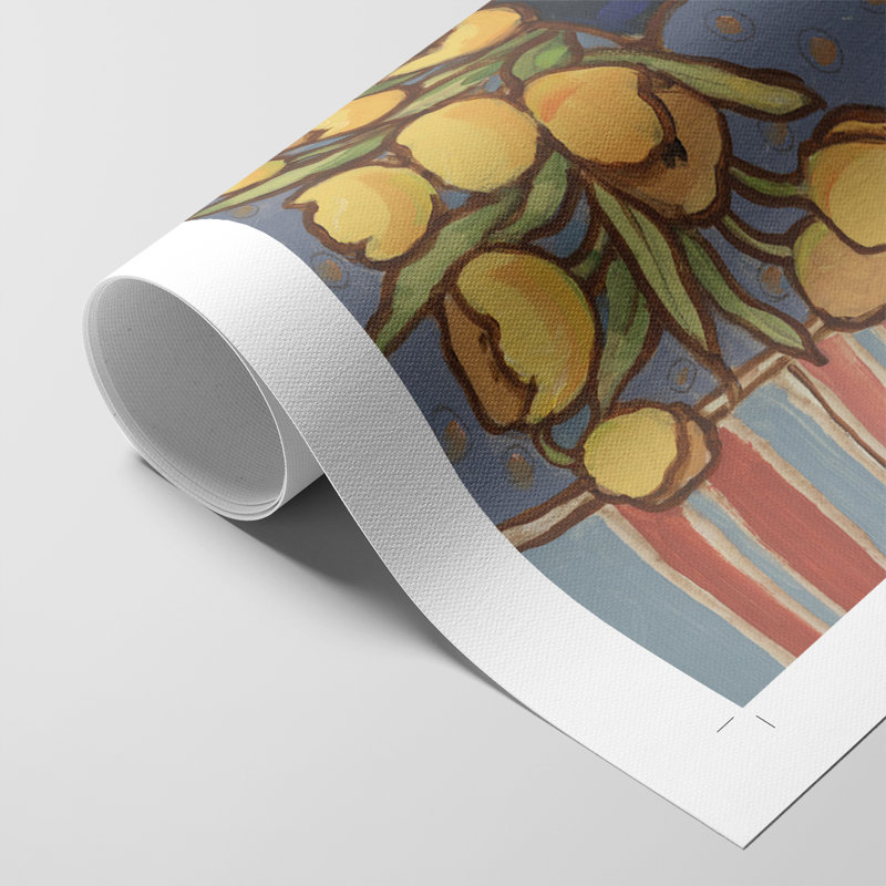 Table Nature morte II - Impression sur toile seulement - NON-CADRE, H 27 po x l 18 po
