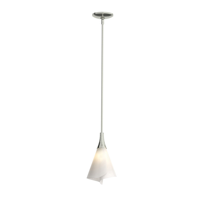 Mobius 1 - Light 8" Wide Single Pendant, Sterling