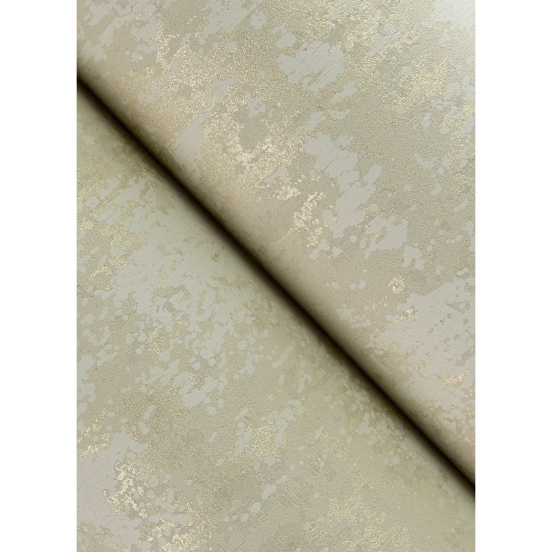 Metallic Wallpaper Roll, Champagne