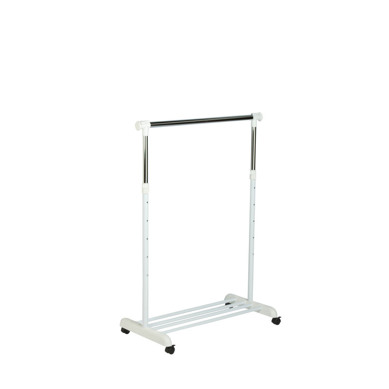 Demetri Metal Adjustable Rolling Clothing Rack
