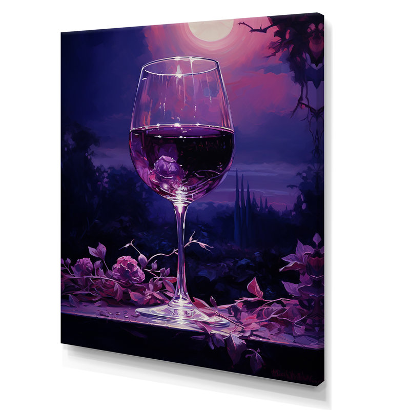 Silhouette de Shiraz - impression, Toile tendue, H 40 po x l 30 po x P 1,5 po