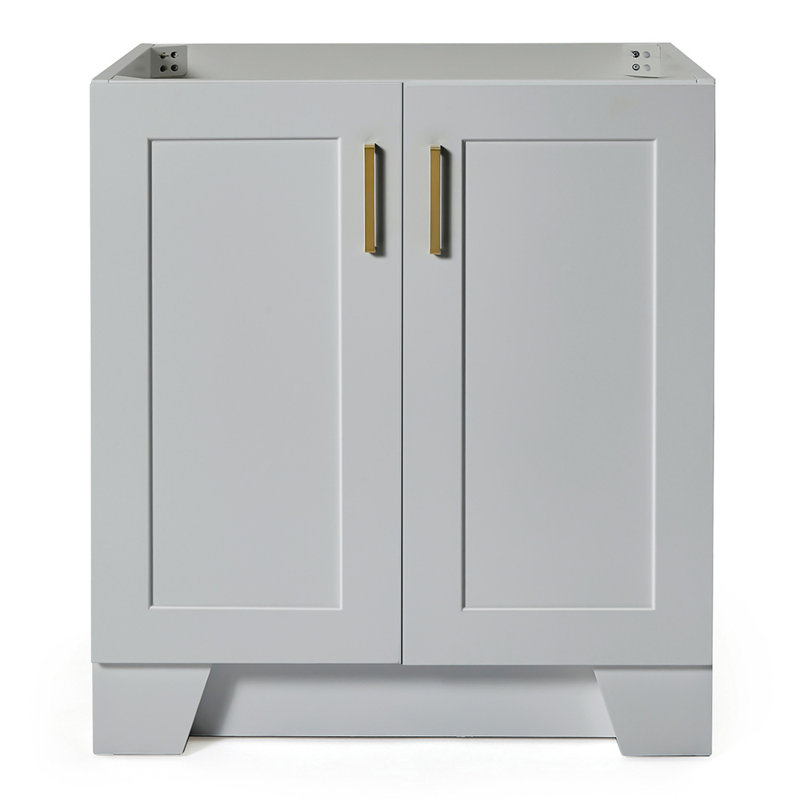 Base de meuble-lavabo simple 30 po Sawyer, Gris