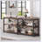 70.9 Inch Extra Long Console Table With Storage Shelves, 3-Tier Industrial Sofa Table Behind Couch, Modern Entryway Table With X-Frame Metal Design