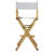 30" Folding Director Chair with Canvas-19623370-19623360