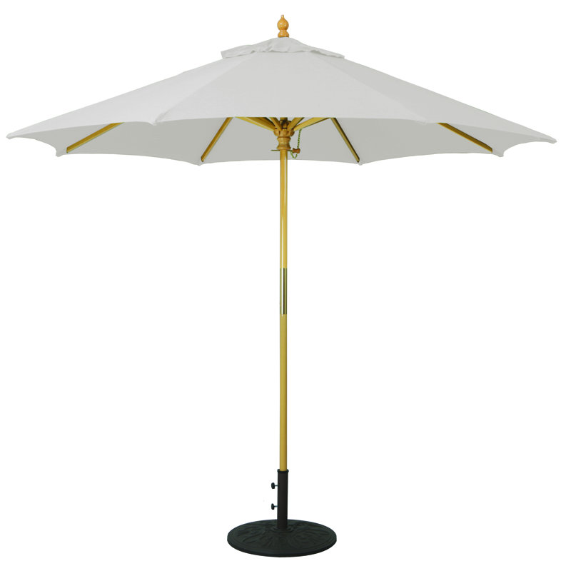 Parasol de marché 9 pi Nadasha, Tissu toile Sunbrella®