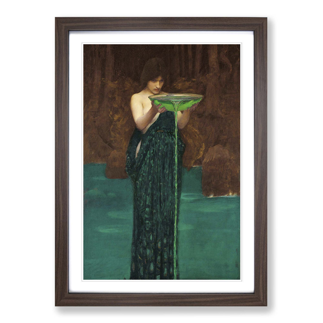 Circe Invidiosa by John William Waterhouse - Framed Print