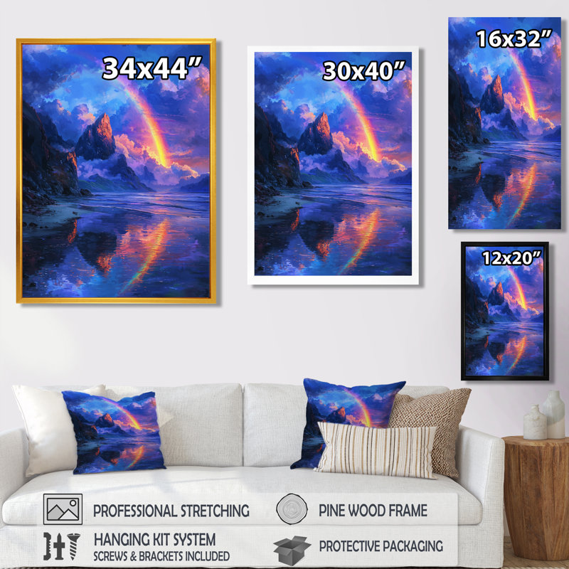 Lydd - paysages, art mural sur toile, H 40 po x l 30 po, Toile tendue, Ne s'applique pas