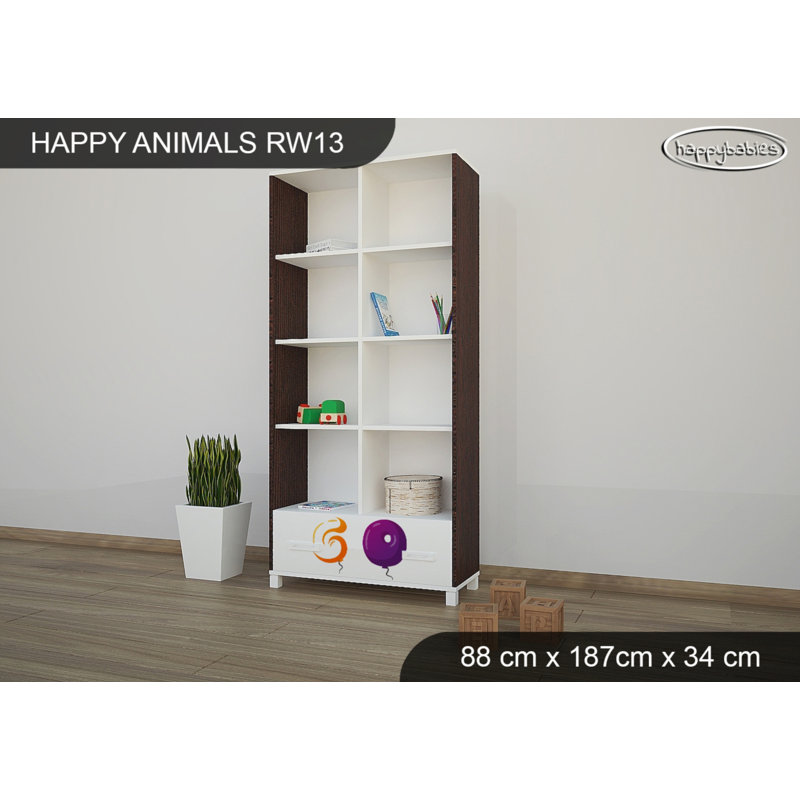187cm H X 88cm W Animals Kids Cube, Wenge Chestnut