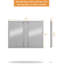 26W "x 24"H Outdoor Kitchen Doors