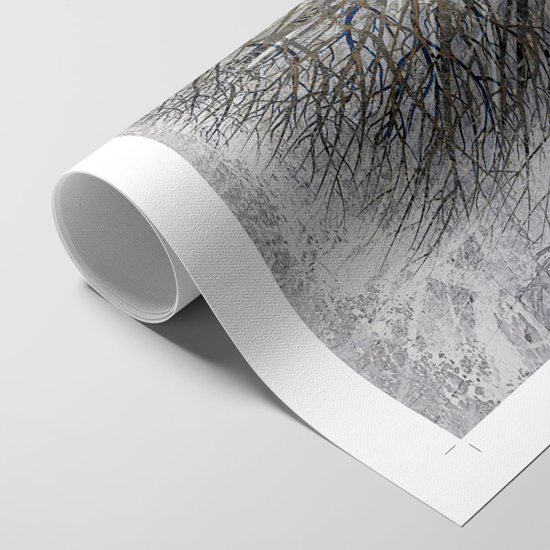 Silver Tree III -Canvas Print Only - NOT FRAMED, 60" H x 40" W
