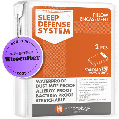 Protège-oreiller à fermeture à glissière The Original Sleep Defence System